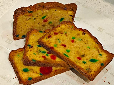 Cherry Cake Slices - 4 pieces