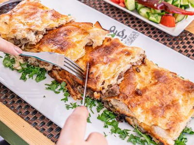 Rokak With Minced Meat Tray
