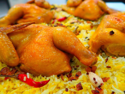 Mandi Chicken with Rice