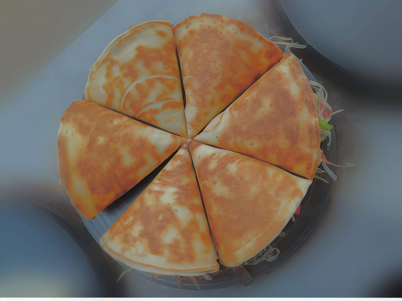 Potatoes With Cheese Crepe