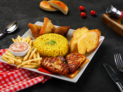 Grilled Chicken Breast Platter