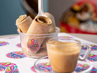 French Coffee Ice Cream Roll
