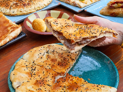Alexandrian Hawawshi Mix Meats with Cheese