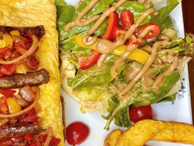 Omelette Sausage