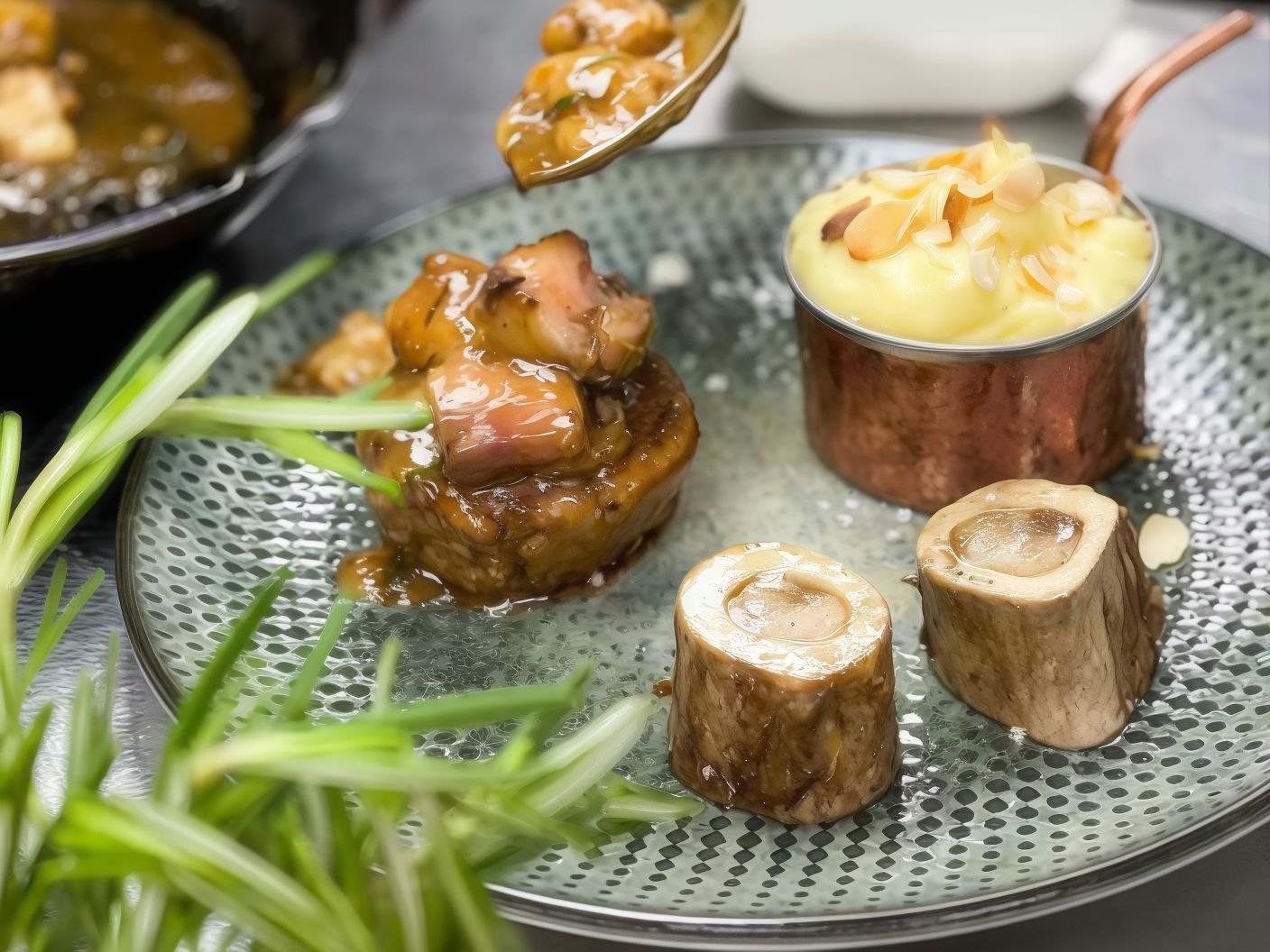 Beef Fillet With Marrow Sauce