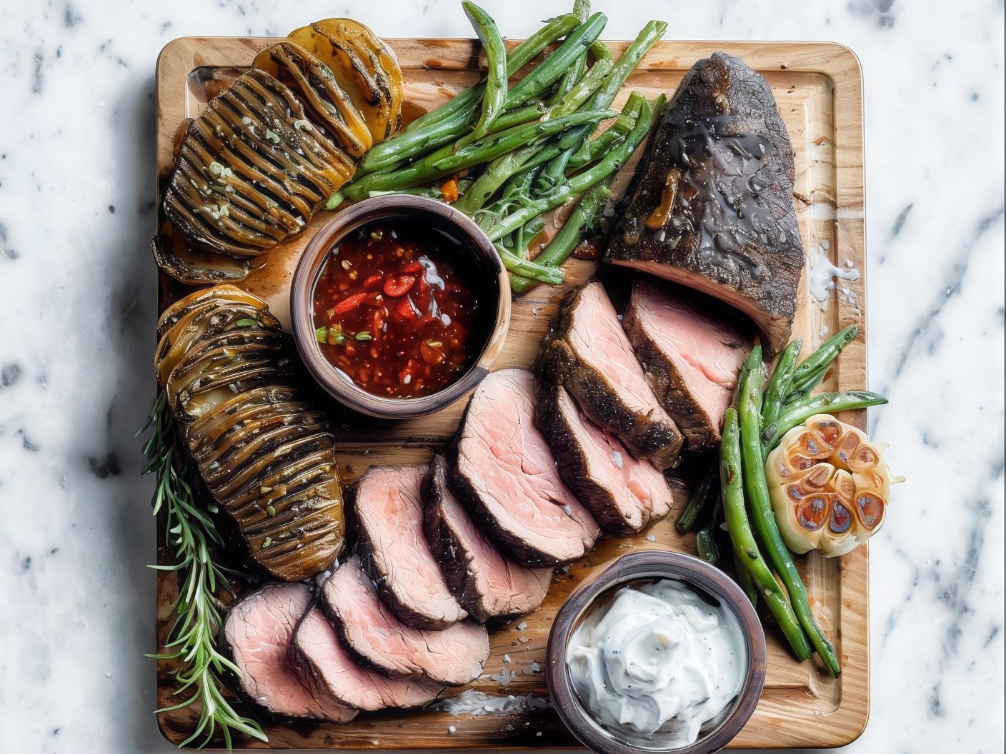 Mo's Whole Beef Fillet Platter