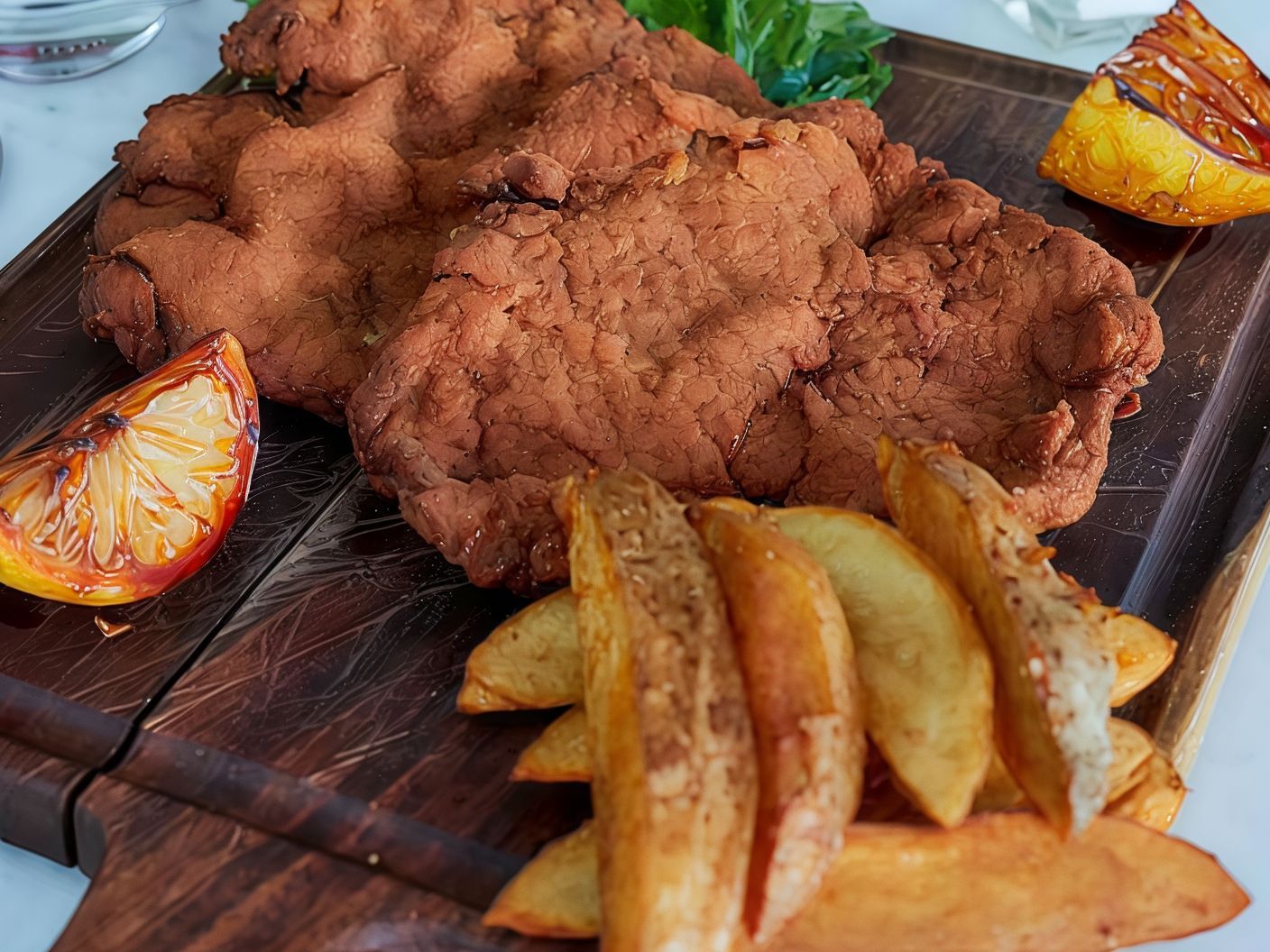 Escalope Pane Platter