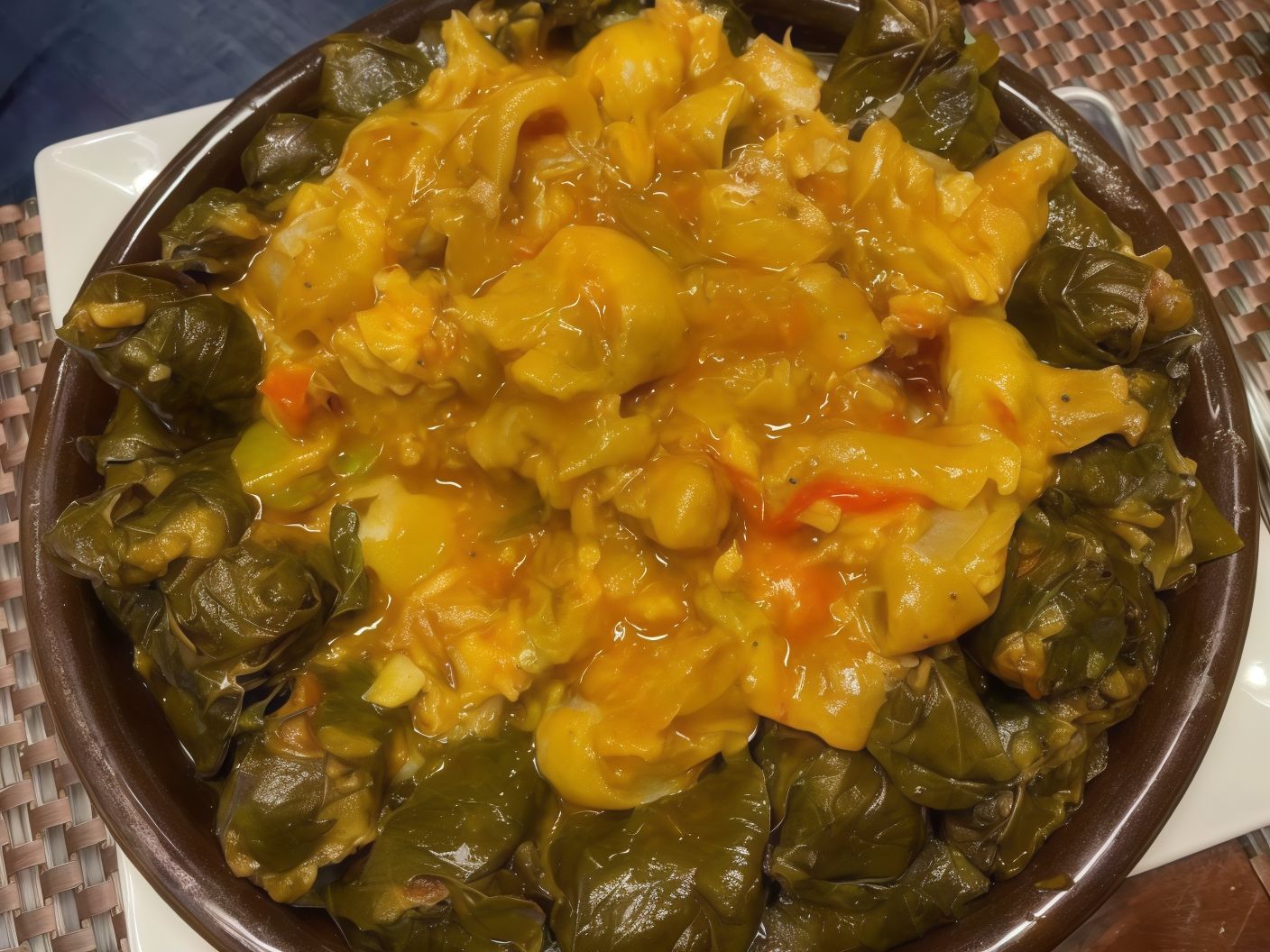 Knuckles Vine Leaves Casserole