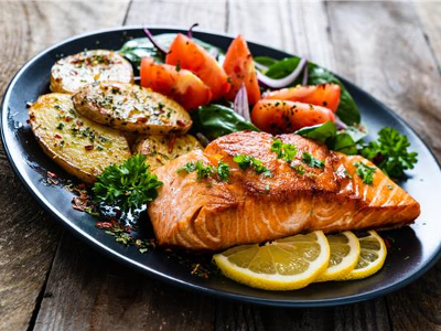 Fillet Fish Meal With Seafood Soup