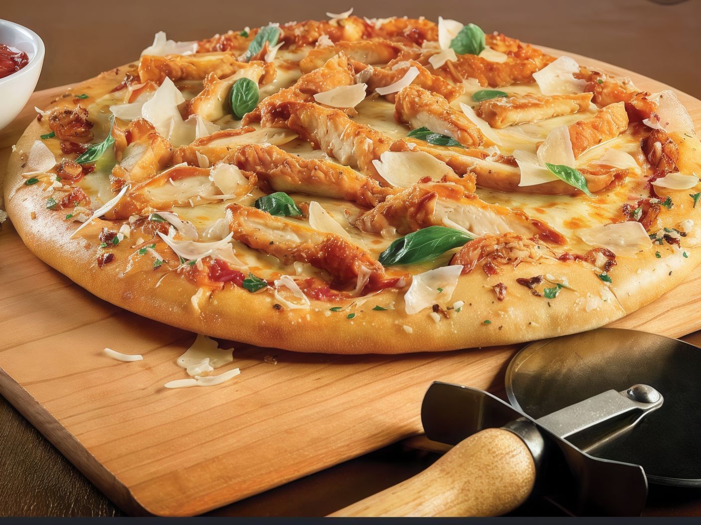 Crispy Chicken Pizza
