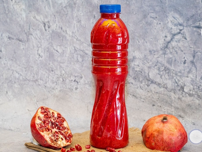 Pomegranate Juice Bottle
