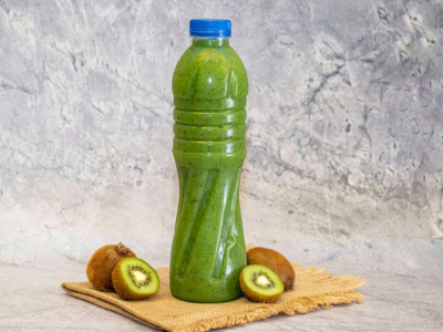 Kiwi Juice Bottle