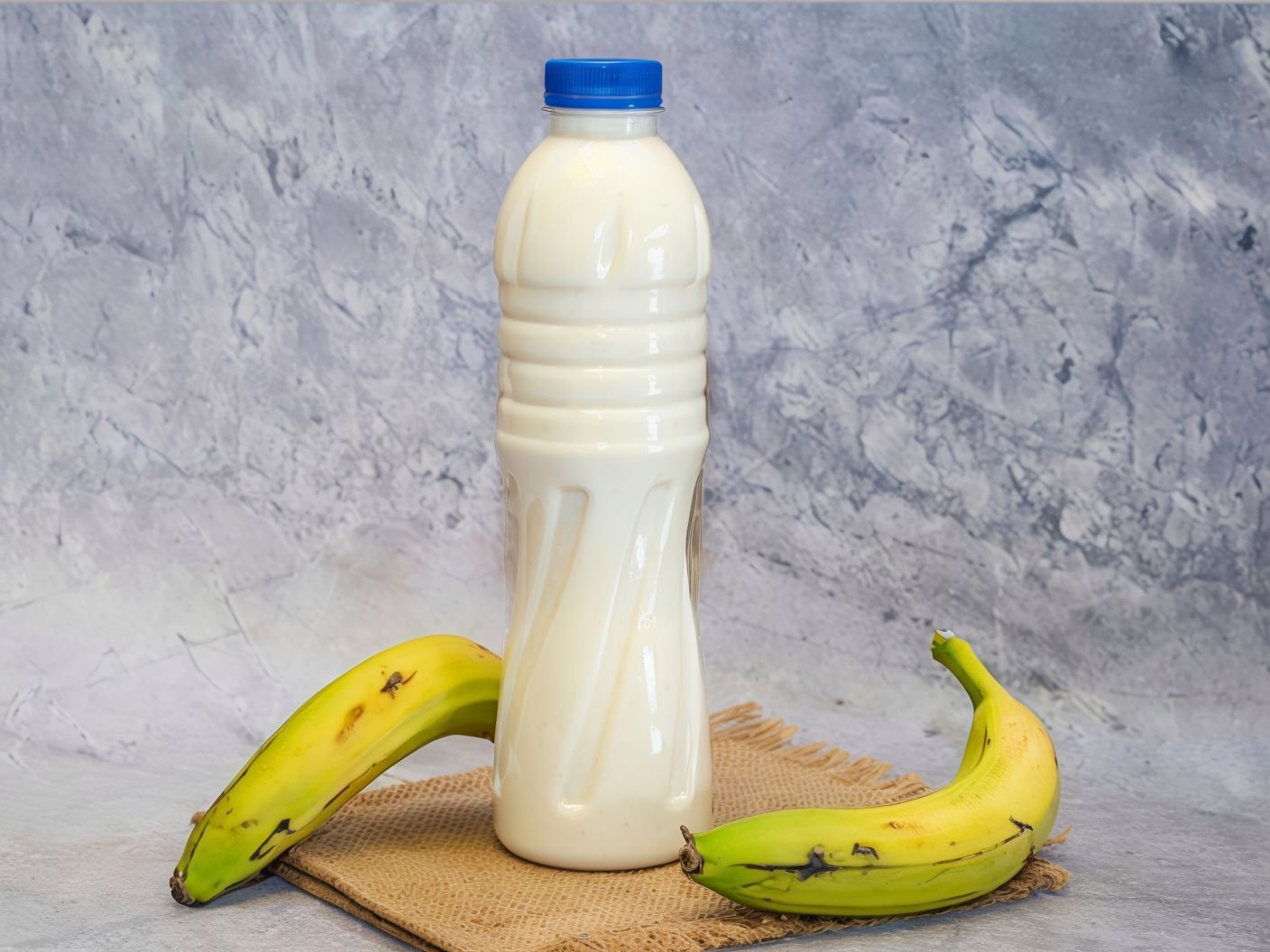Banana With Milk Juice Bottle