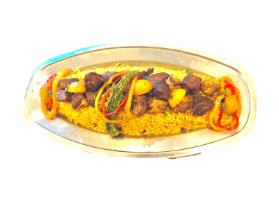 Shank Meat With Rice And Lemon Service For 2 Persons