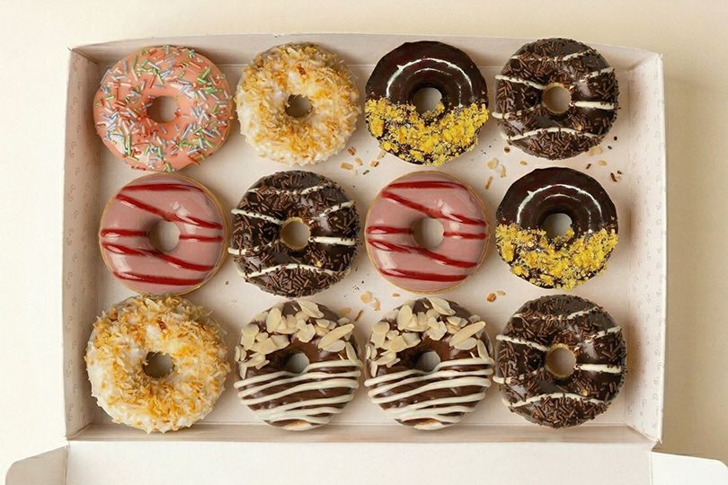 Box Of 12 Biggie Donuts Signature Flavours