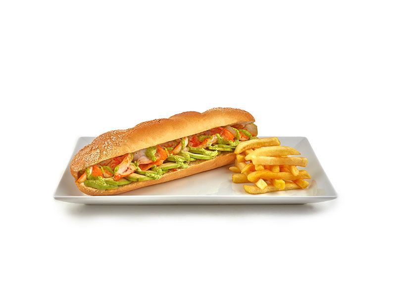 Buffalo Shrimp Sandwich