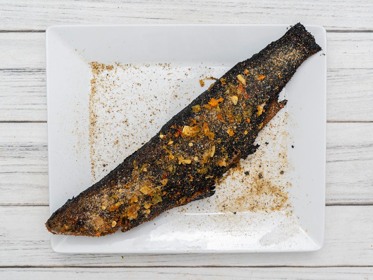 Grilled mullet