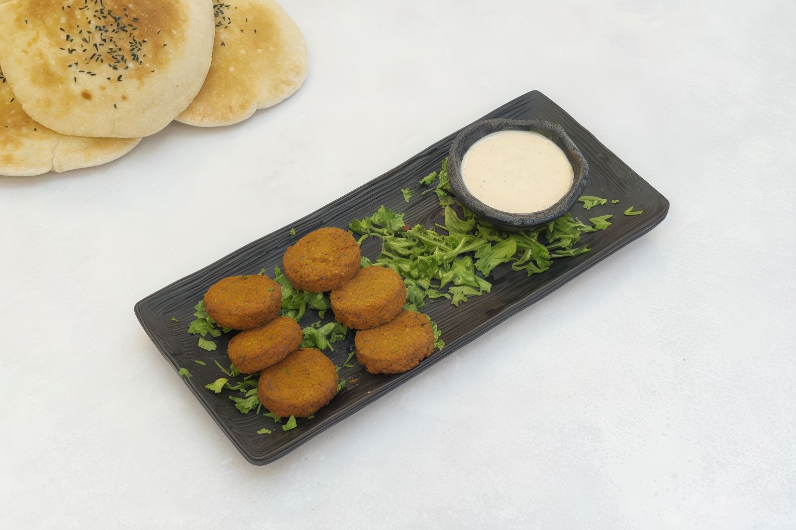 Falafel With Tahini Dish