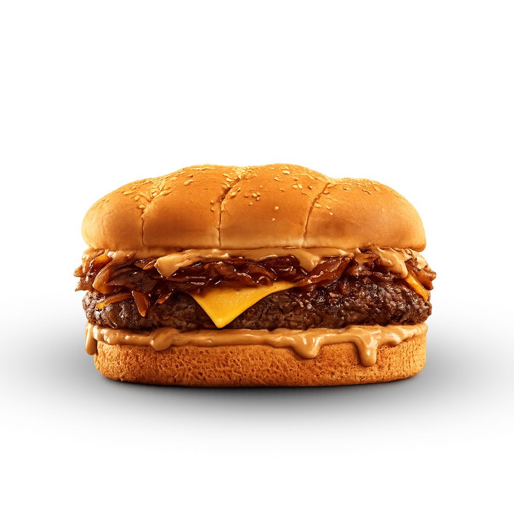 Caramalized Beef Burger