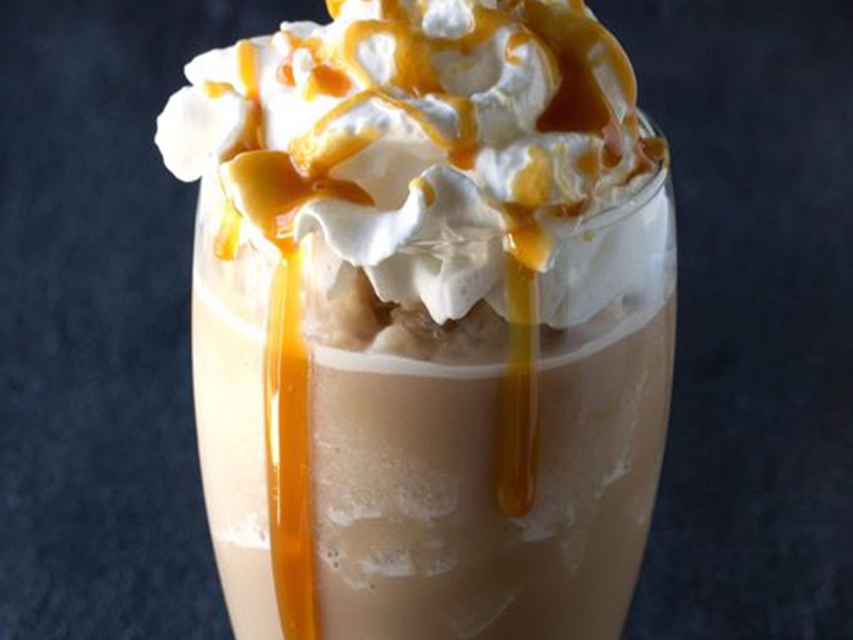 iced caramel frappe