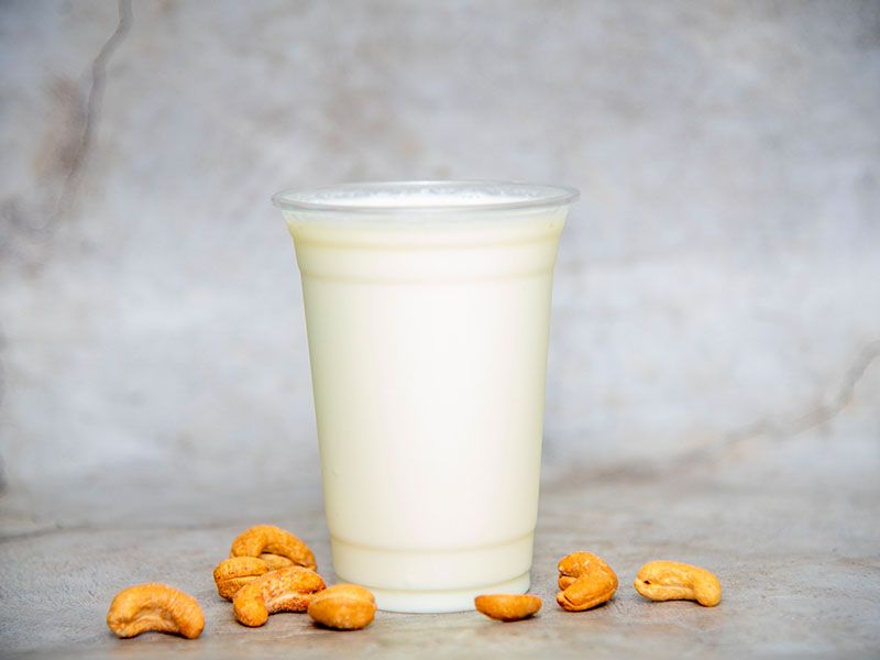 Cashew juice with vanilla
