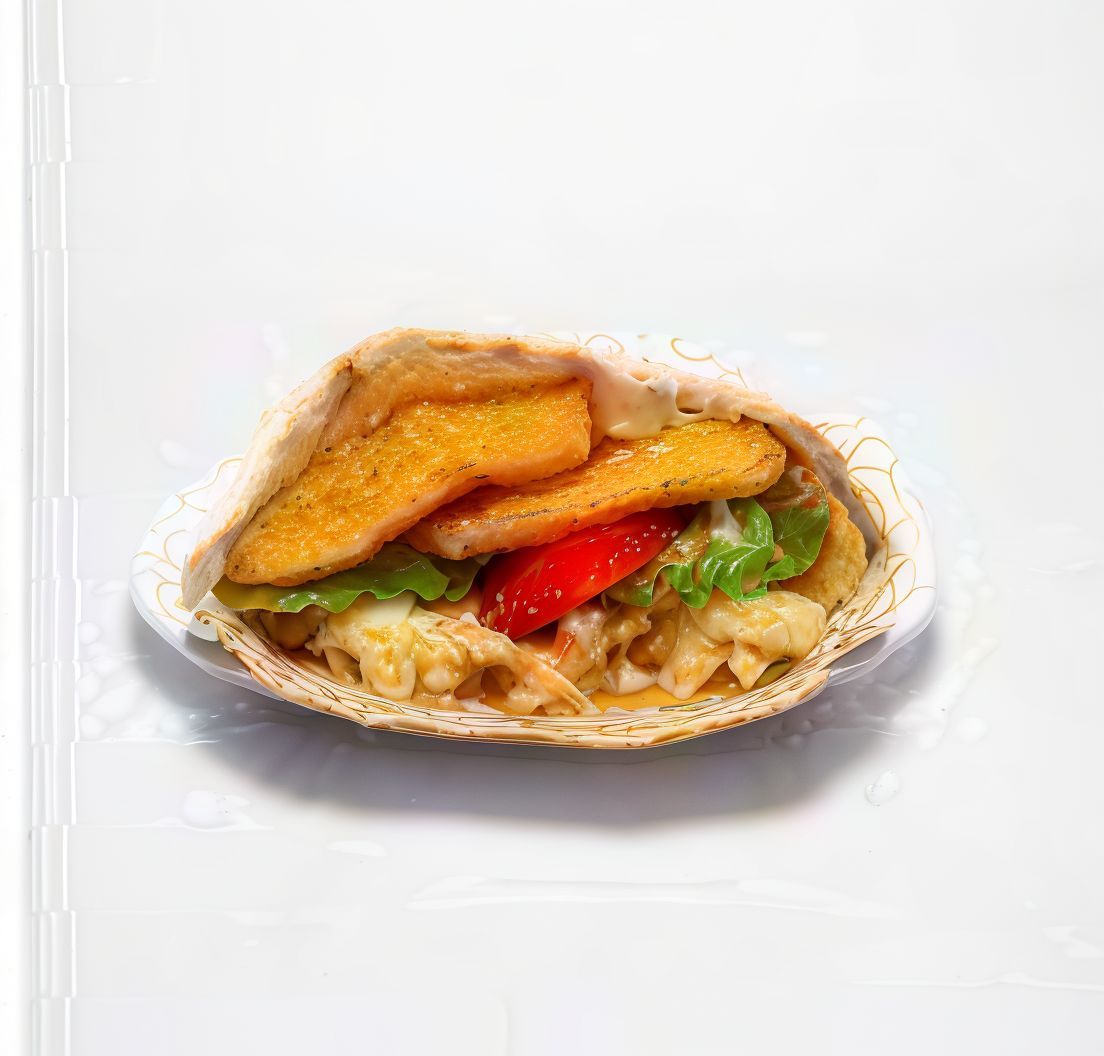 Romy Cheese Sandwich with Green Salad