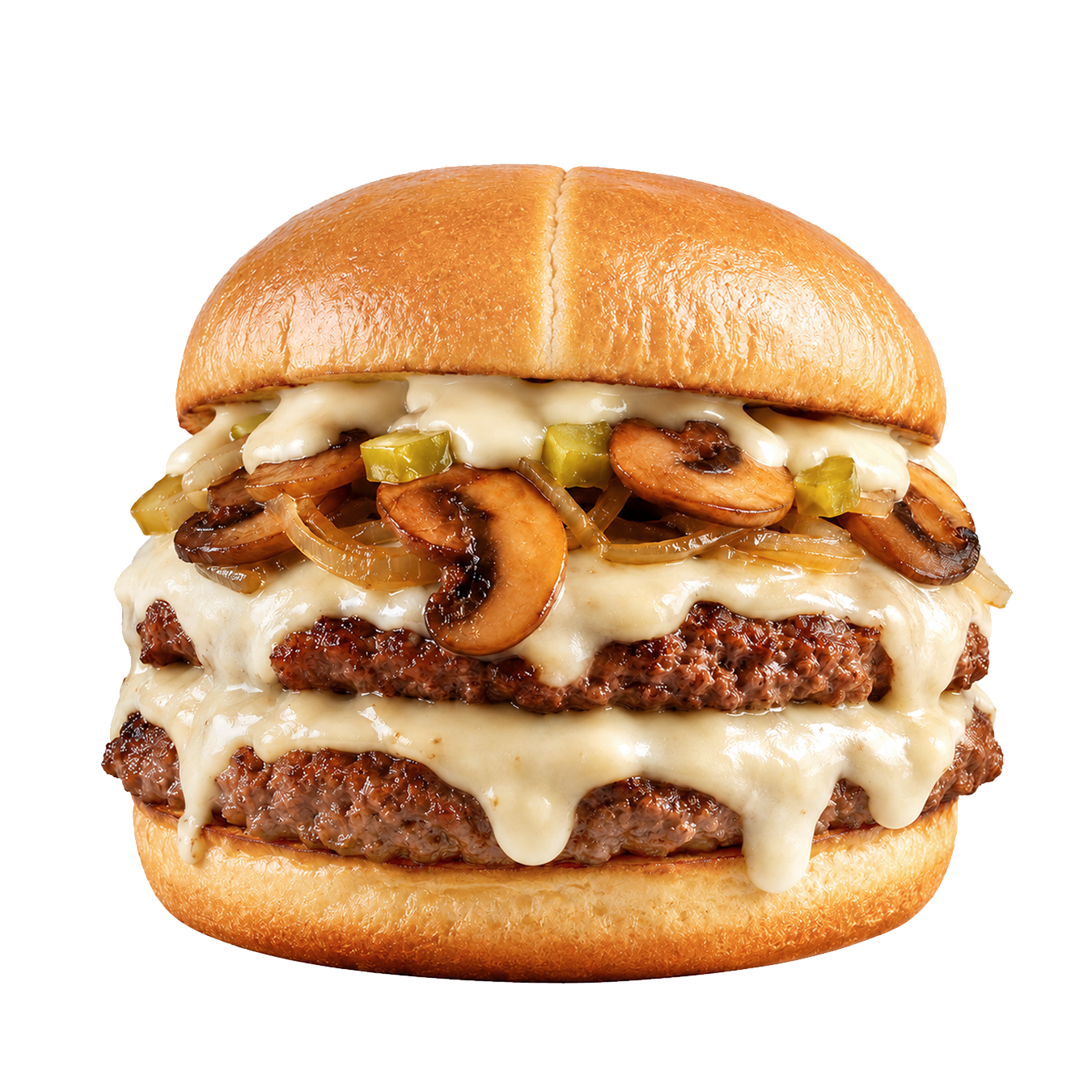 Cheesy Mushroom Sandwich