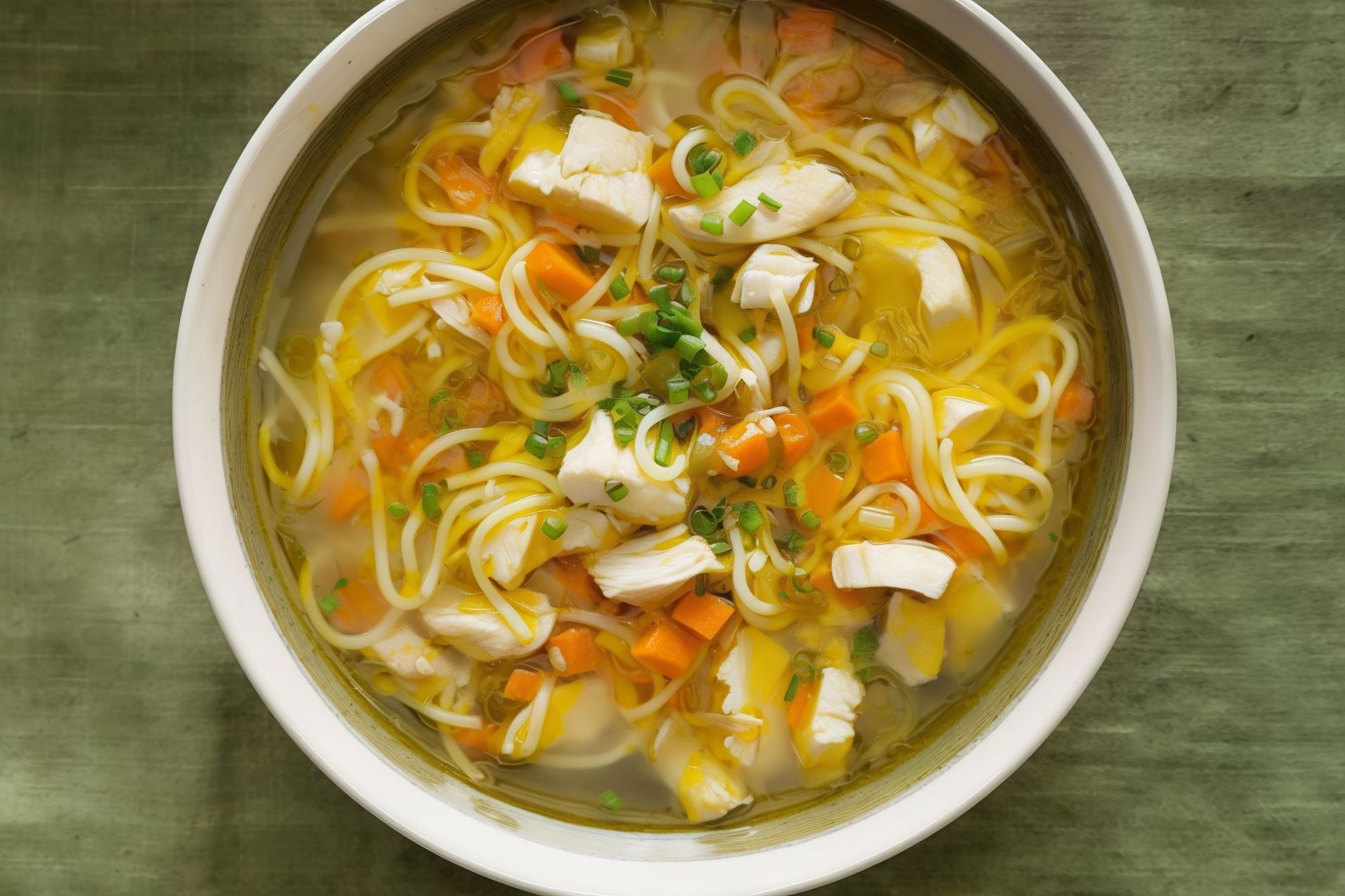 N11- Noodle Soup with vegetables and Chicken