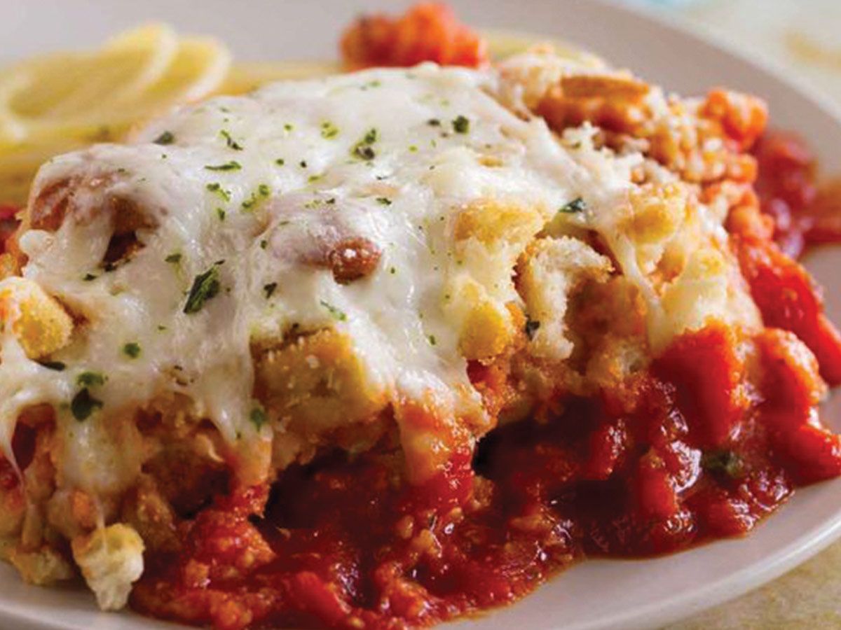 Chicken Parmigiana Dish