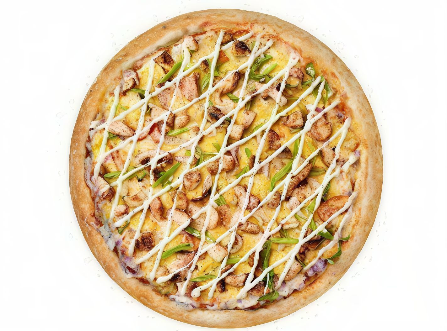 chicken ranch pizza