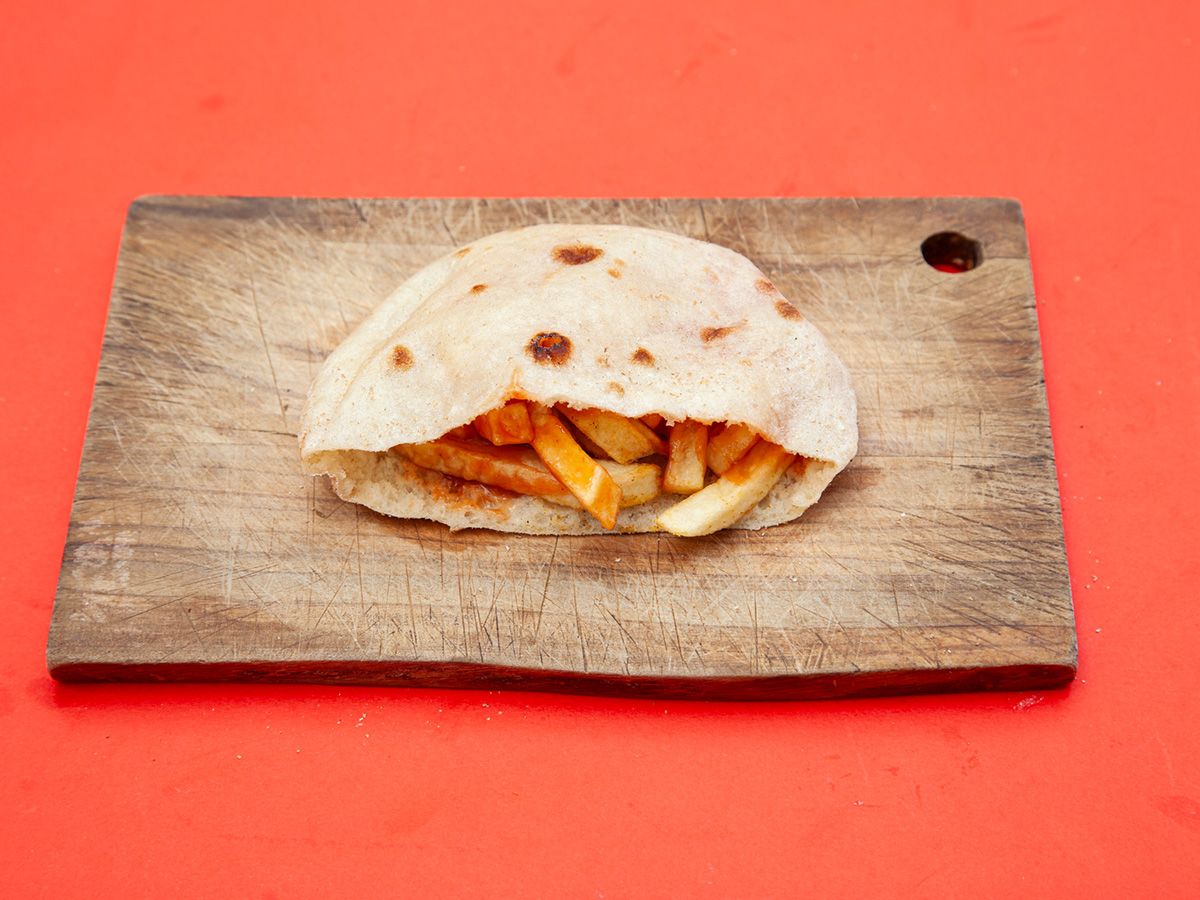 Potato Chips With Ketchup