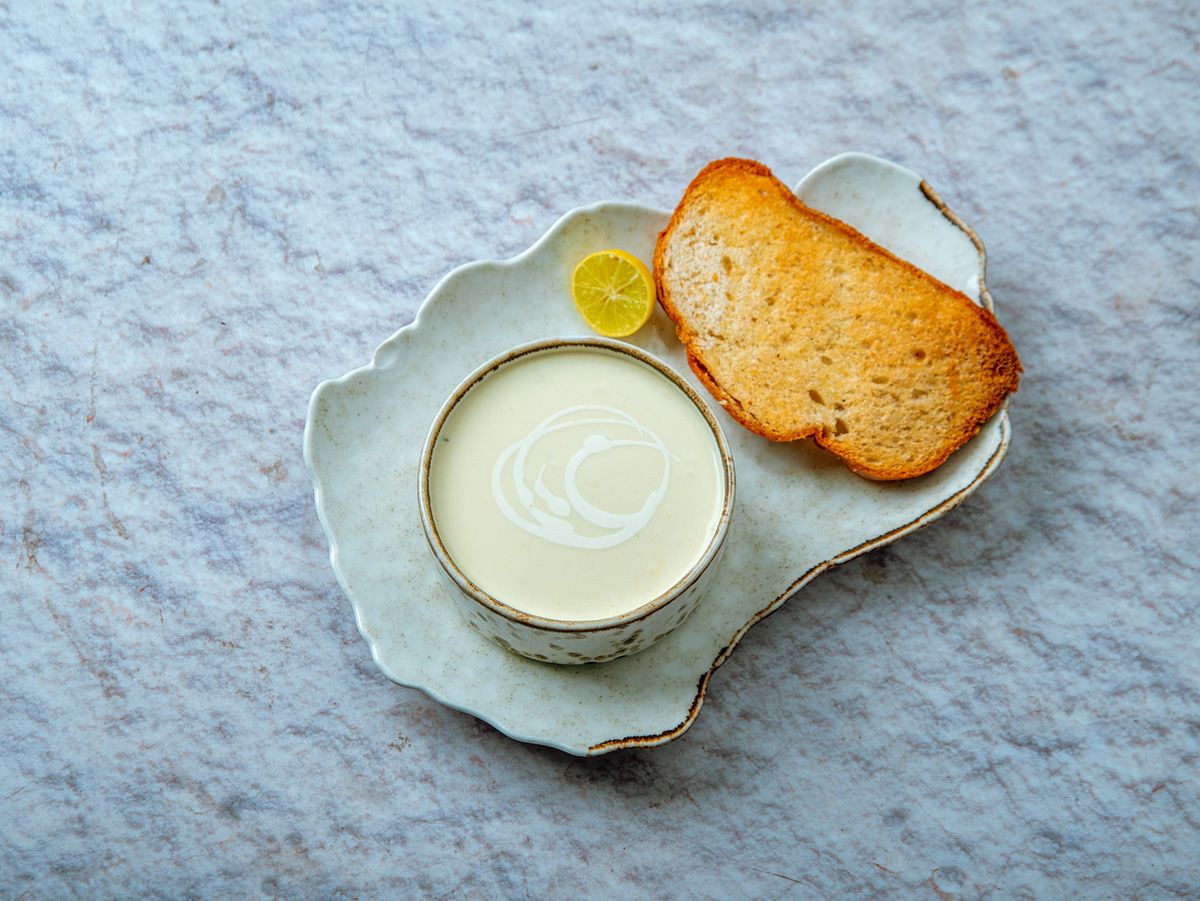 شوربة دجاج بالكريمه
