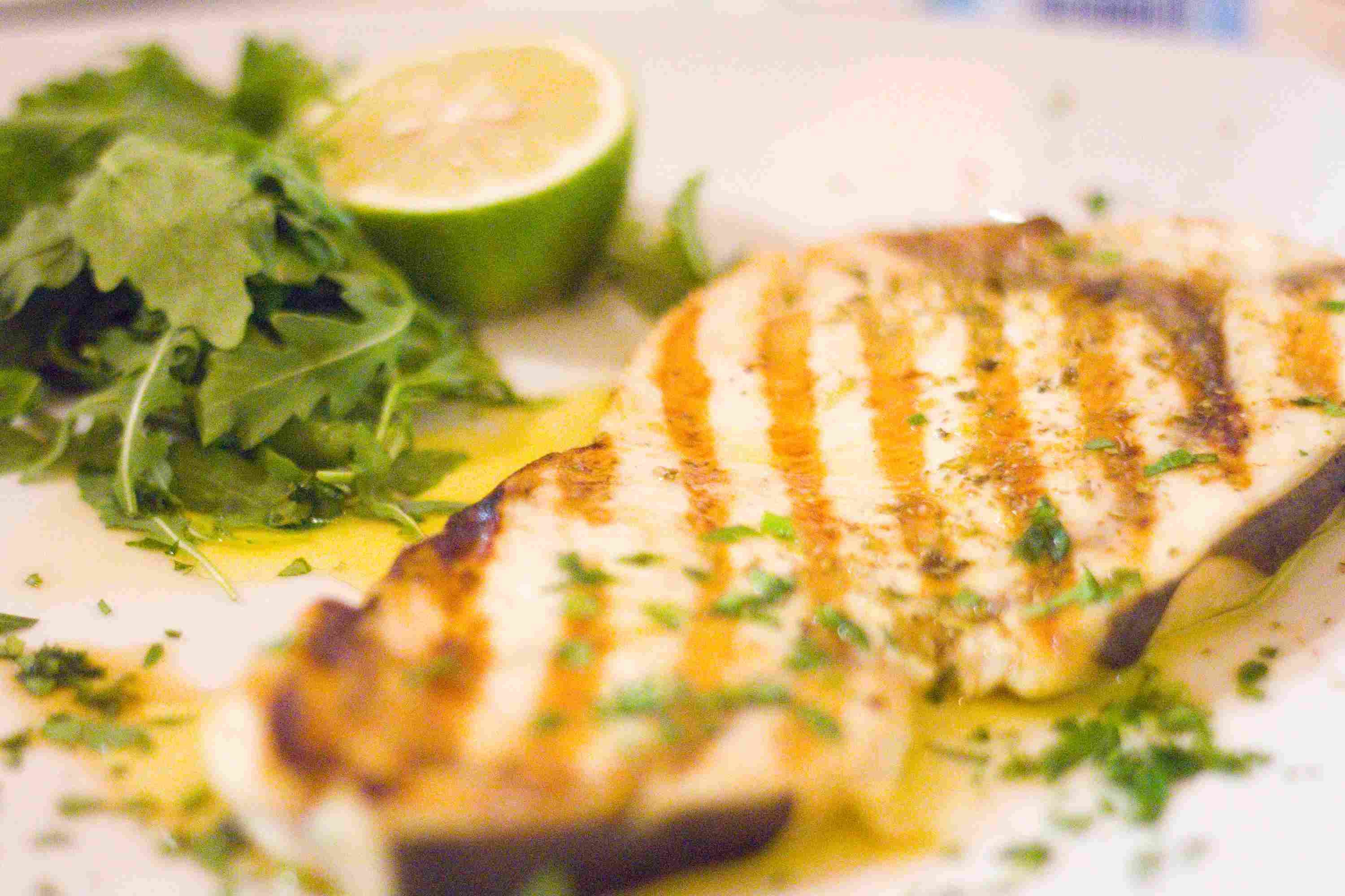 Pan Seared Fish Fillet Dill Sauce