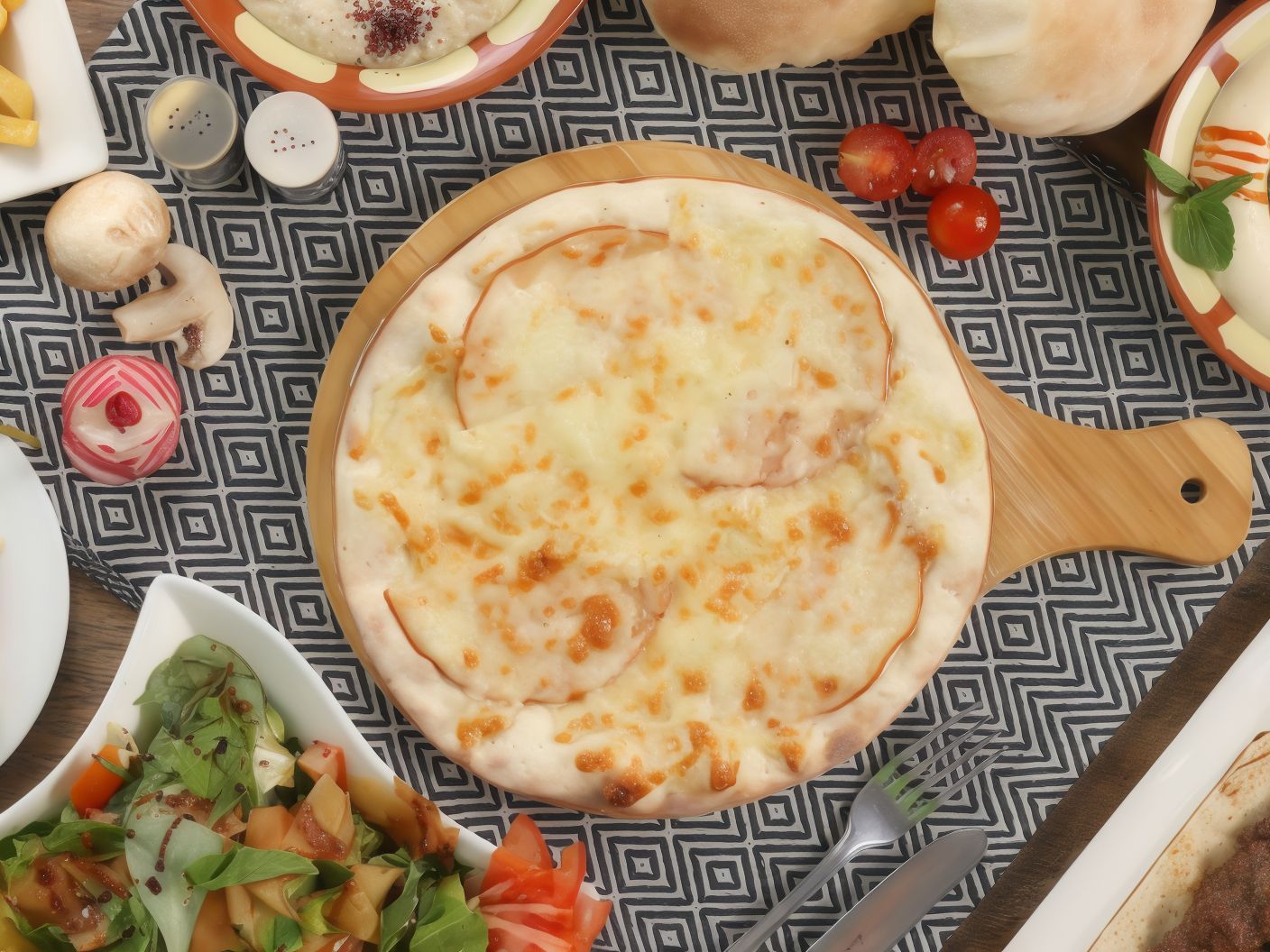 Muhammara with zaatar Manoucheh