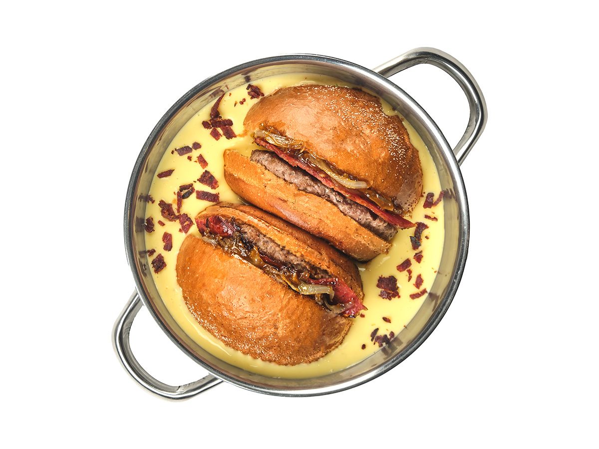 Deeping Cheese Burger