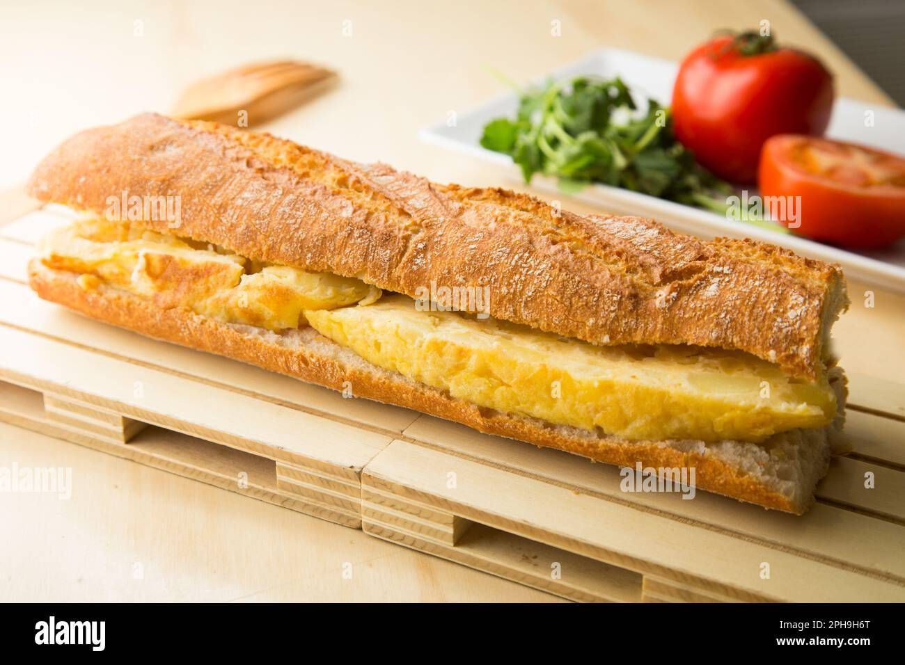 French omelette sandwich