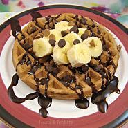 Chocolate Banana Waffle