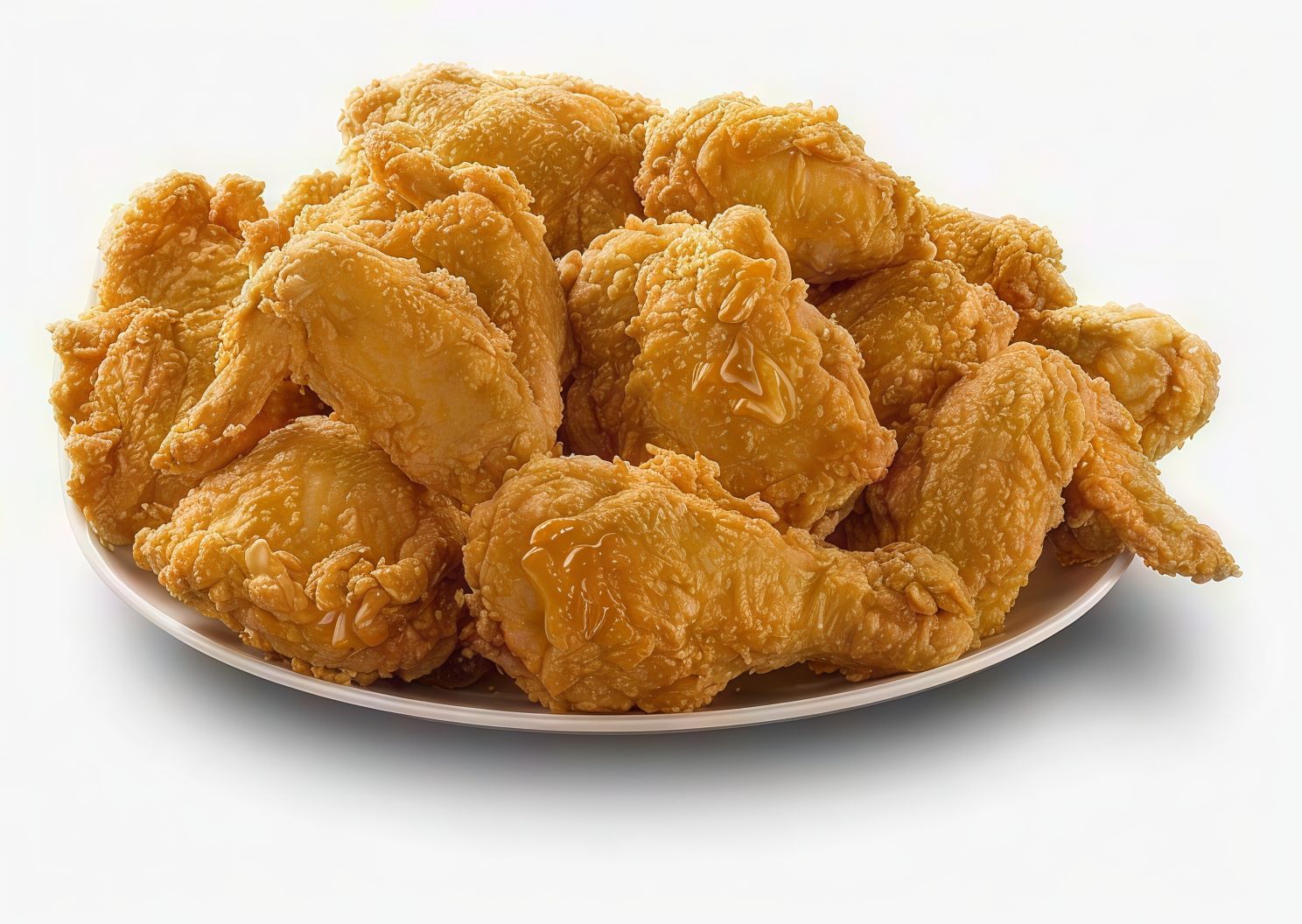 8 Fried chicken pieces