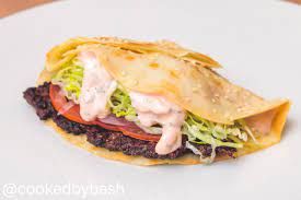 Cheese Burger Crepe