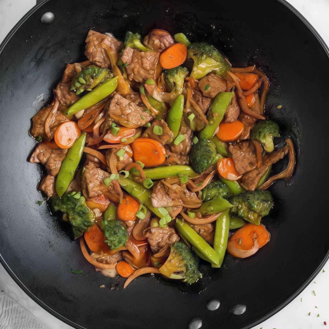 Cajun Beef and Vegetable Plate