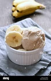 Banana Slices And Ice Cream
