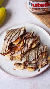 Nutella Chocolate Banana Crepe