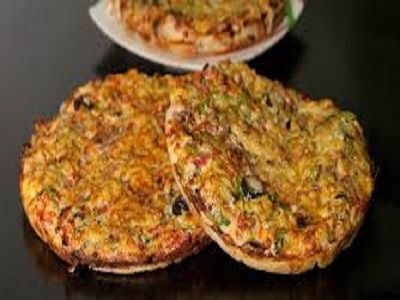 Mushroom Oriental Pizza