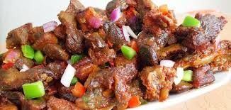 Charcoal Grilled Liver And Giblets And Rice Order