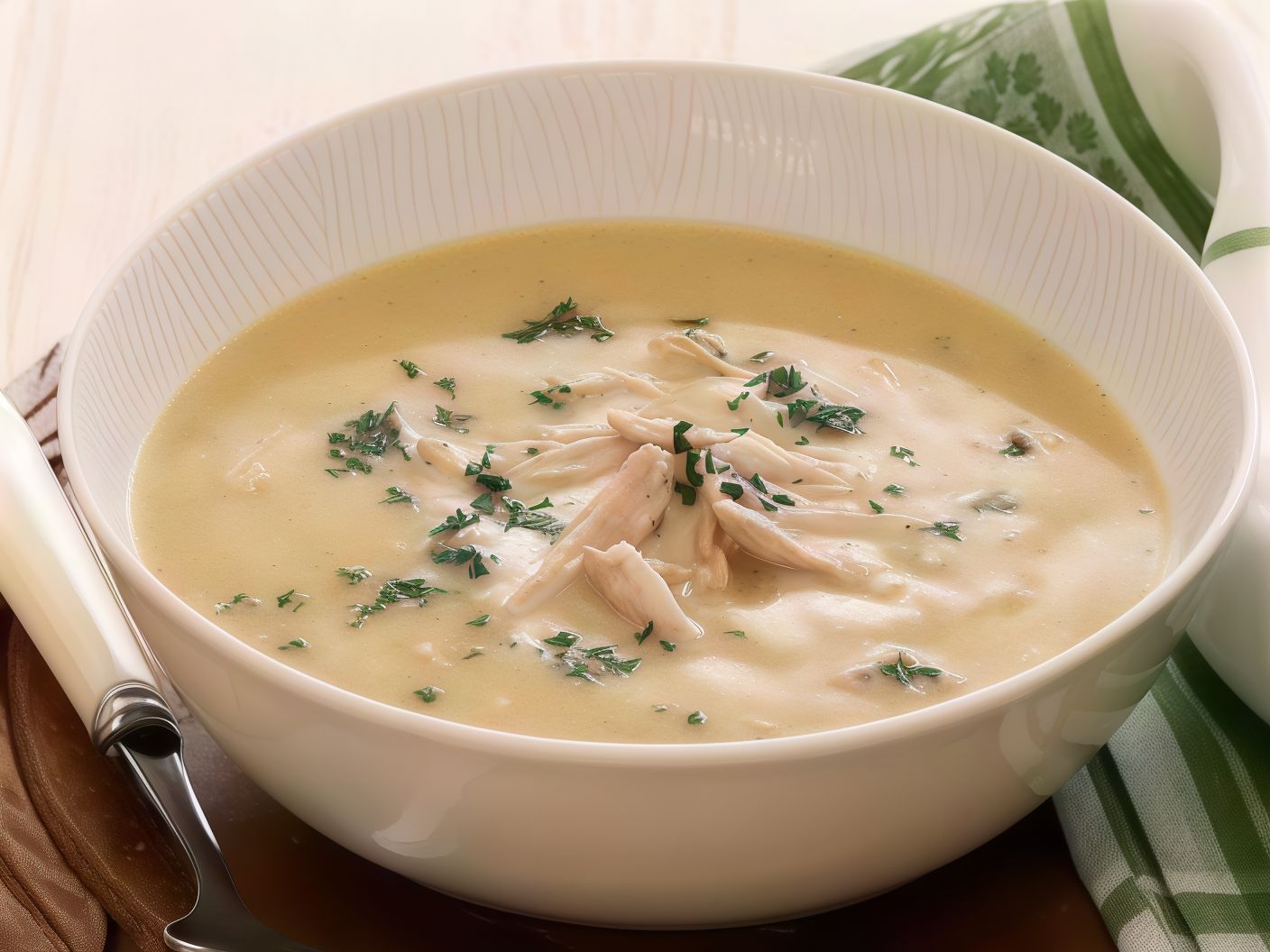 Chicken Cream And Mushroom Soup
