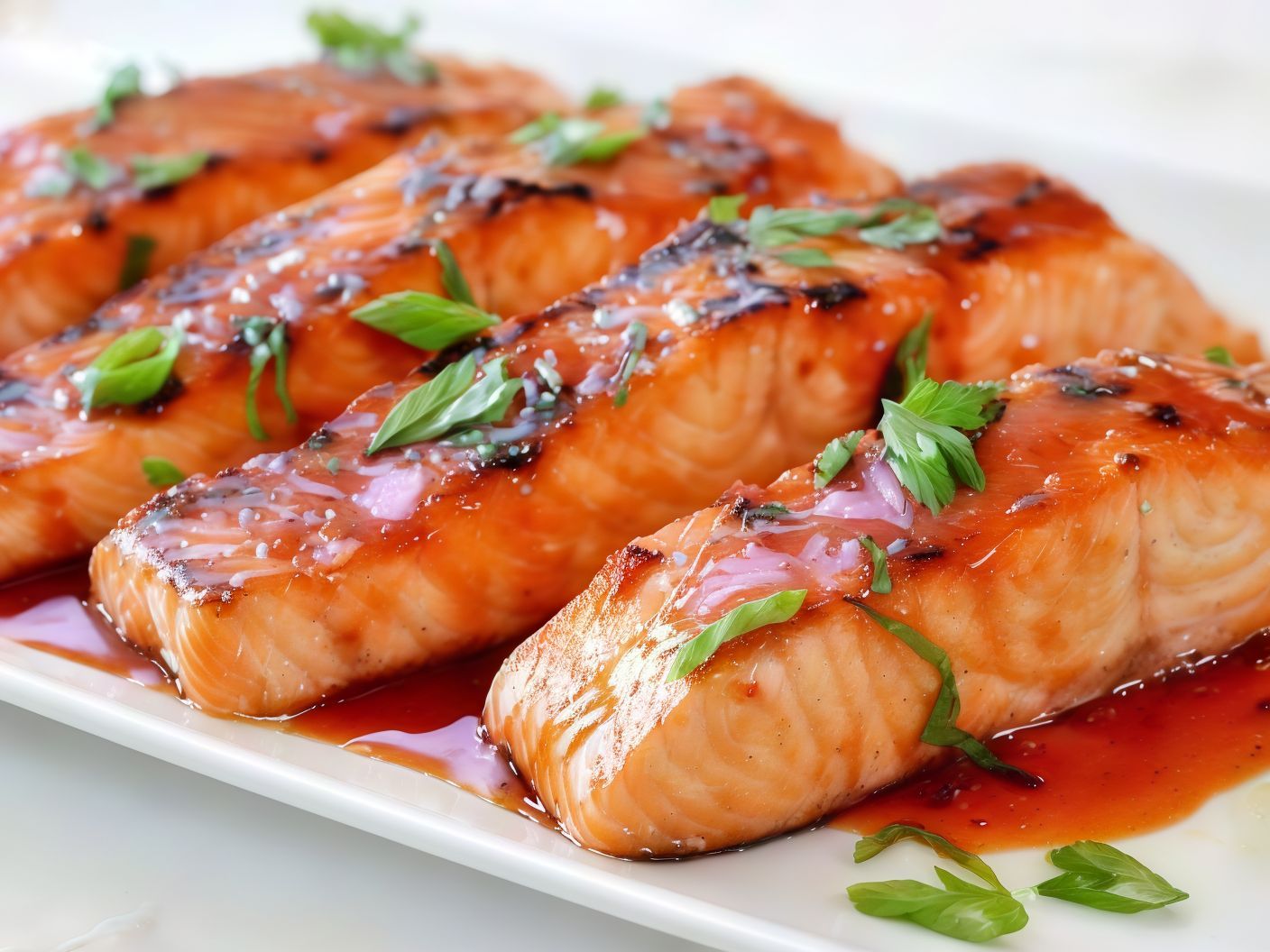 Grilled Salmon Platter