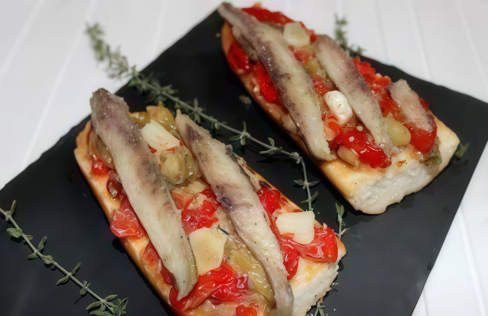 Herring Roe Sandwich