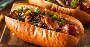 Oriental Sausage Sandwich