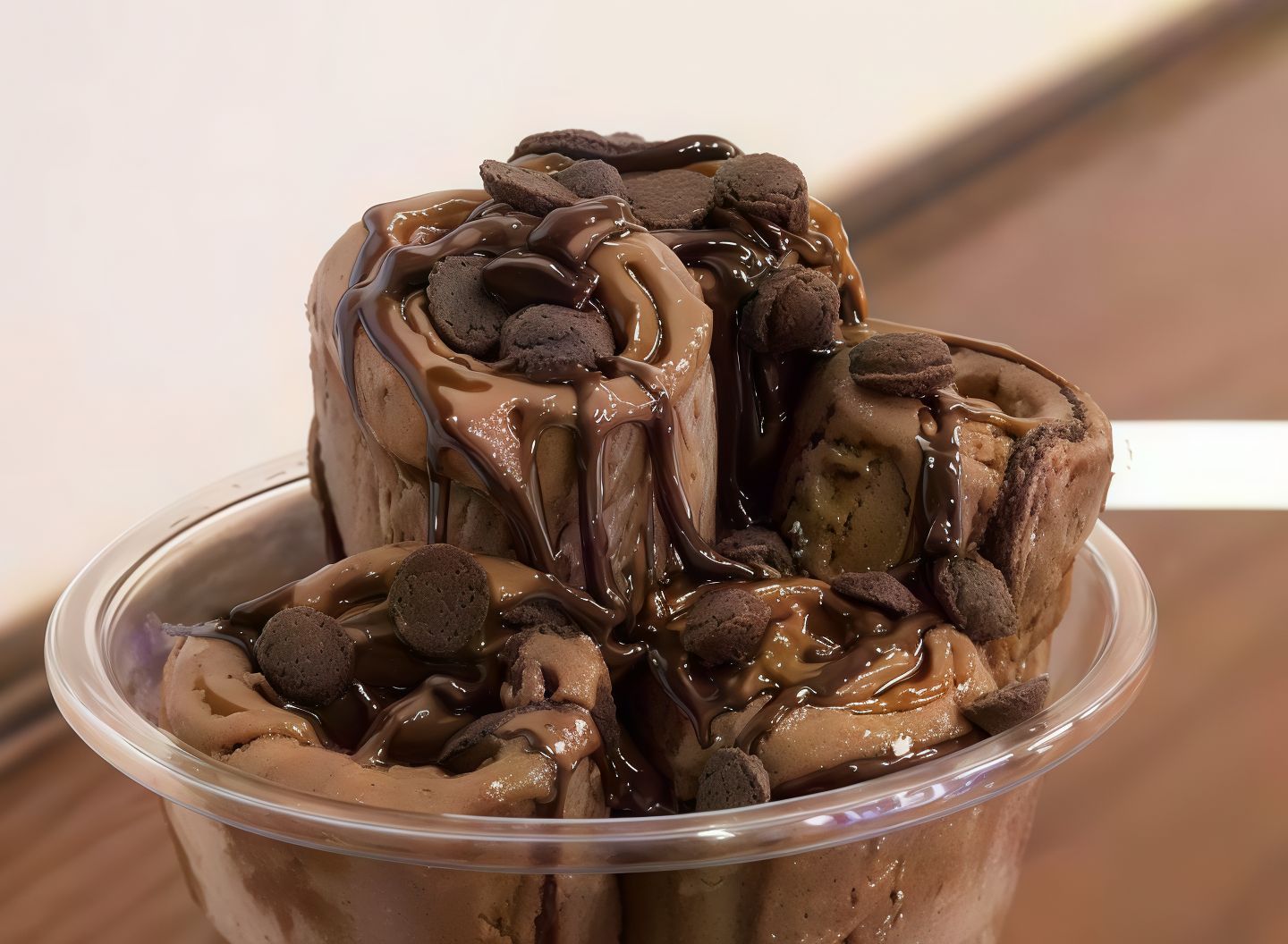 Brownies Ice Cream Roll