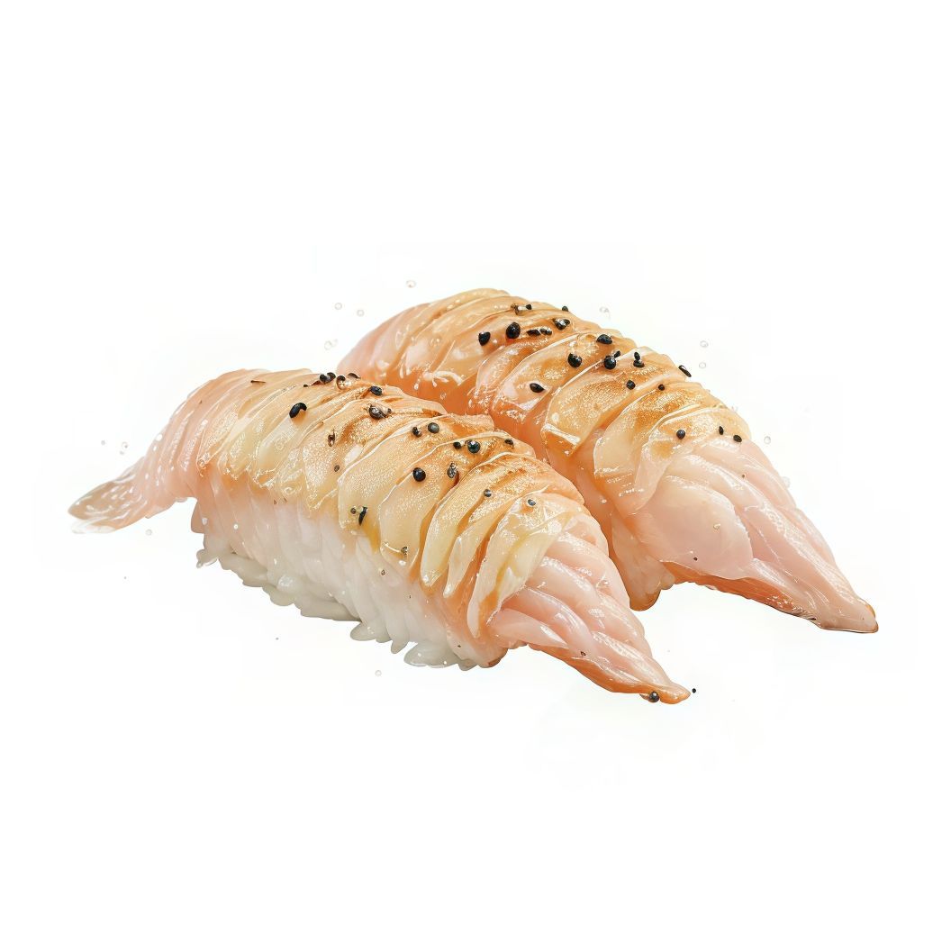 Black Pepper Salmon Nigiri